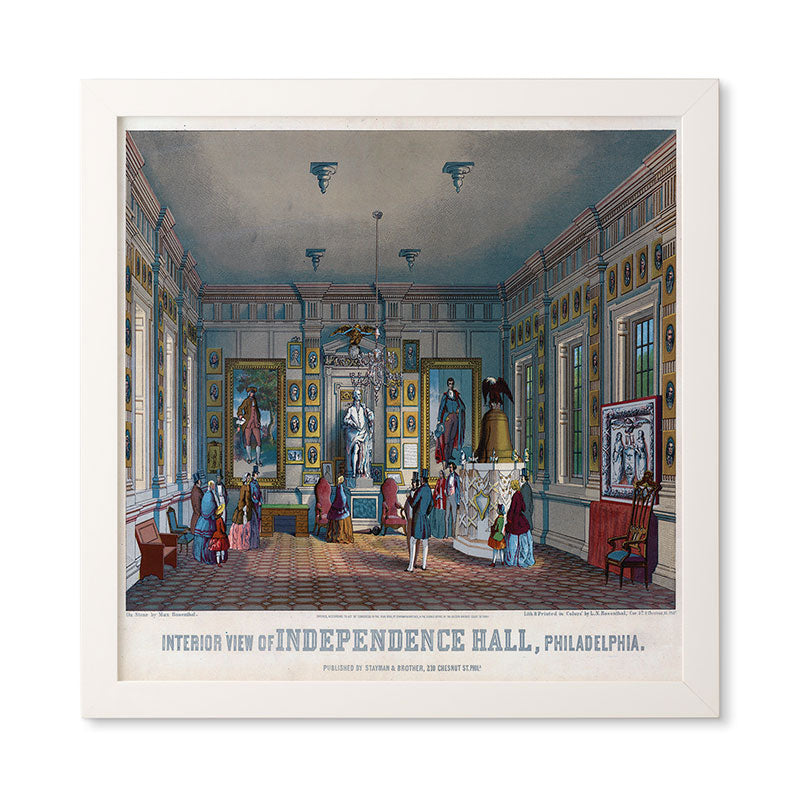 DENY Designs Independence Hall Framed Wall Art
