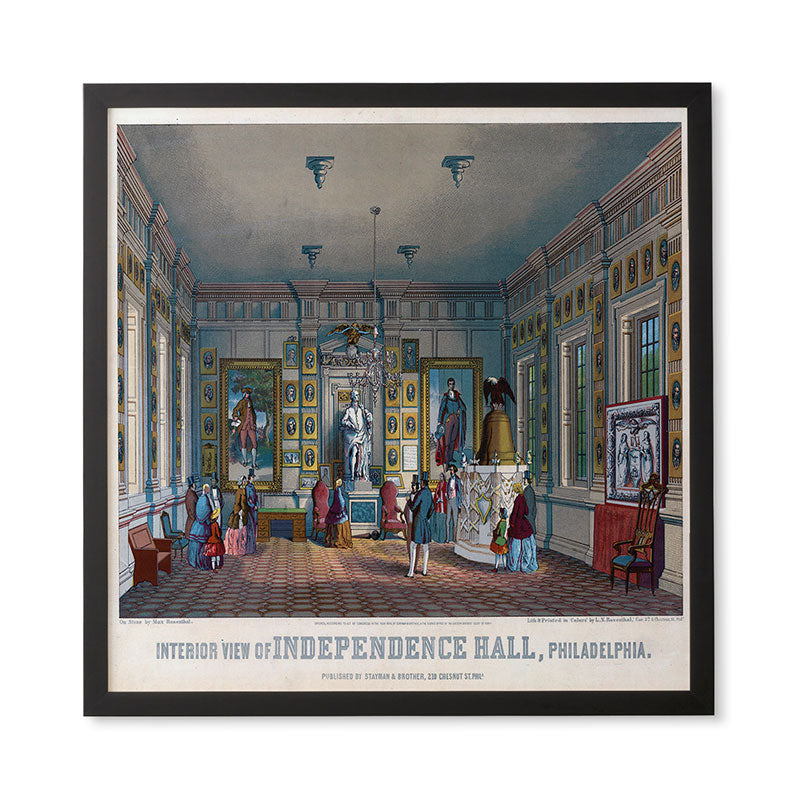 DENY Designs Independence Hall Framed Wall Art