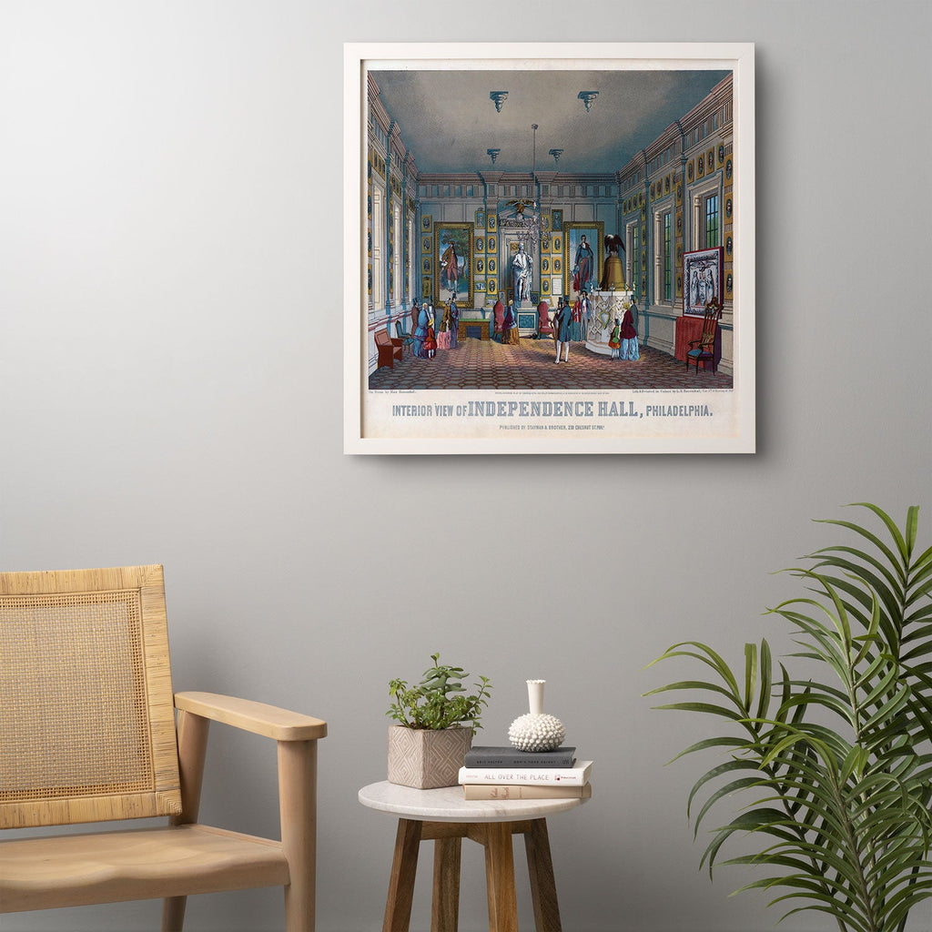 DENY Designs Independence Hall Framed Wall Art