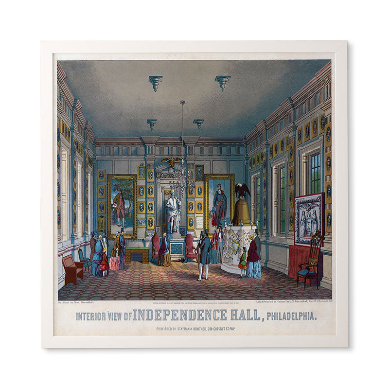 DENY Designs Independence Hall Framed Wall Art