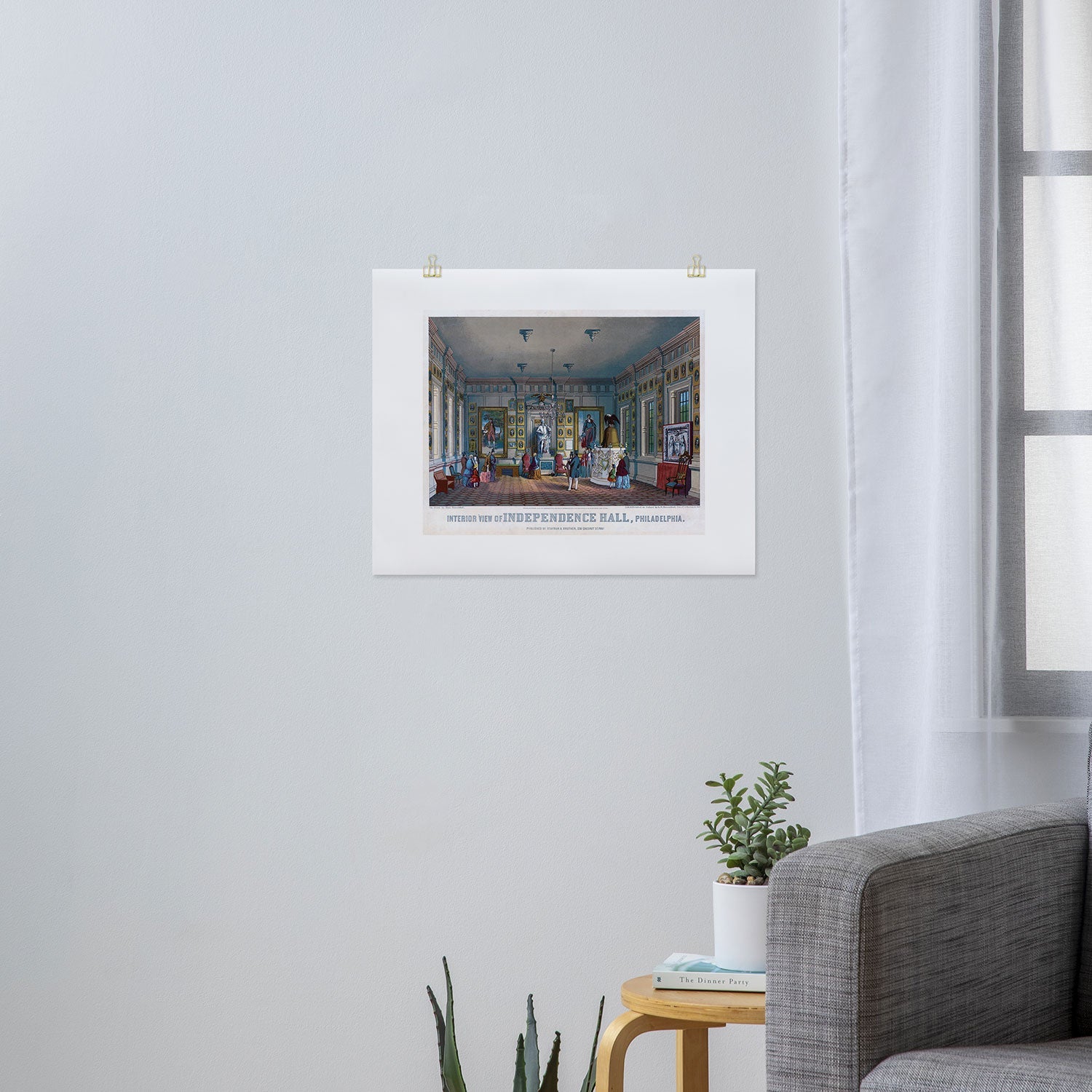 DENY Designs Independence Hall Art Print