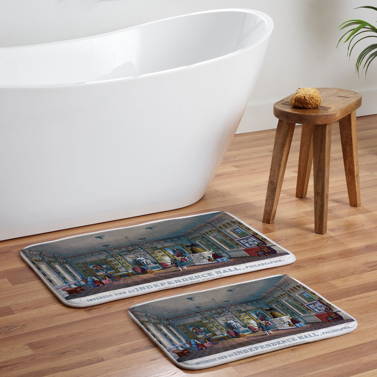 DENY Designs Independence Hall Memory Foam Bath Mat