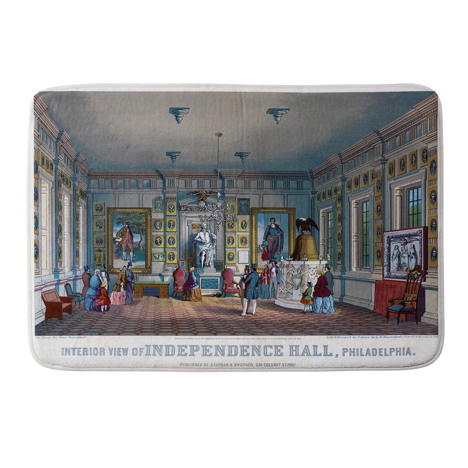 DENY Designs Independence Hall Memory Foam Bath Mat