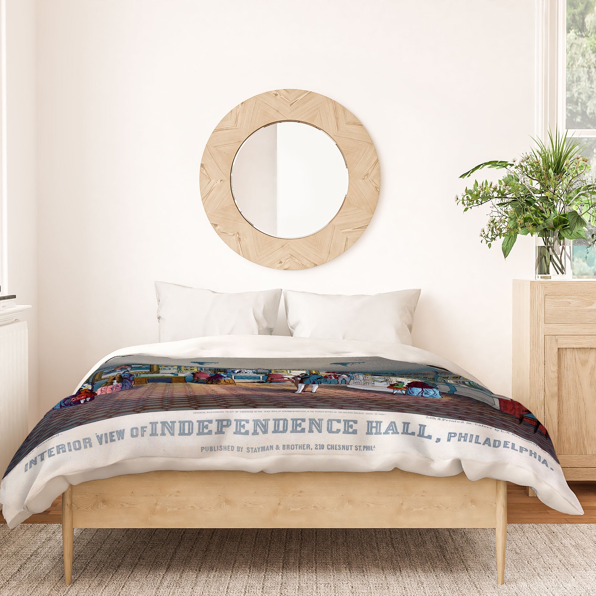 DENY Designs Independence Hall Duvet Cover