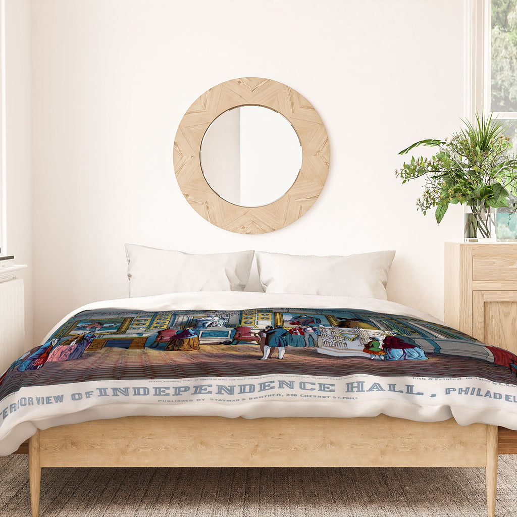 DENY Designs Independence Hall Duvet Cover