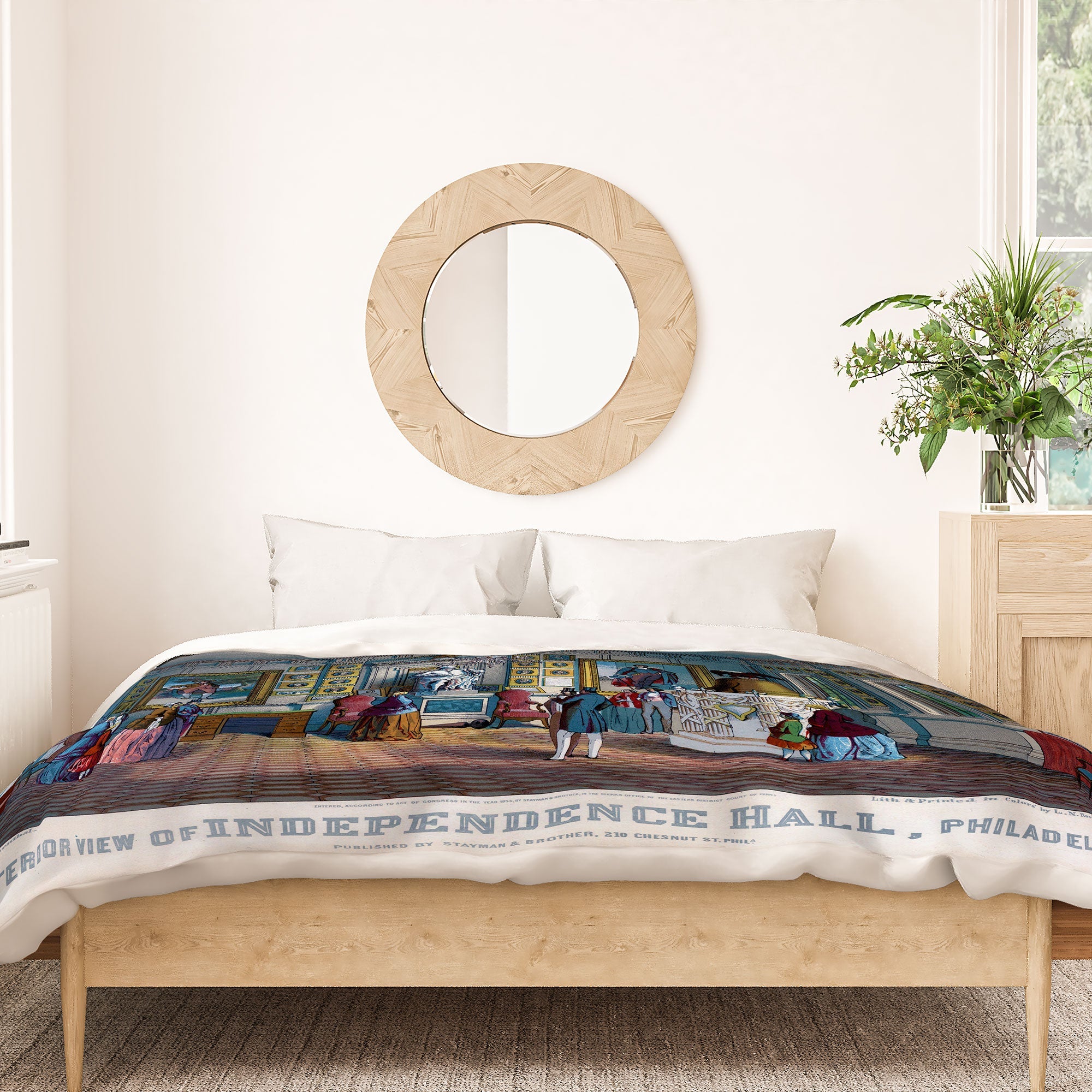 DENY Designs Independence Hall Duvet Cover