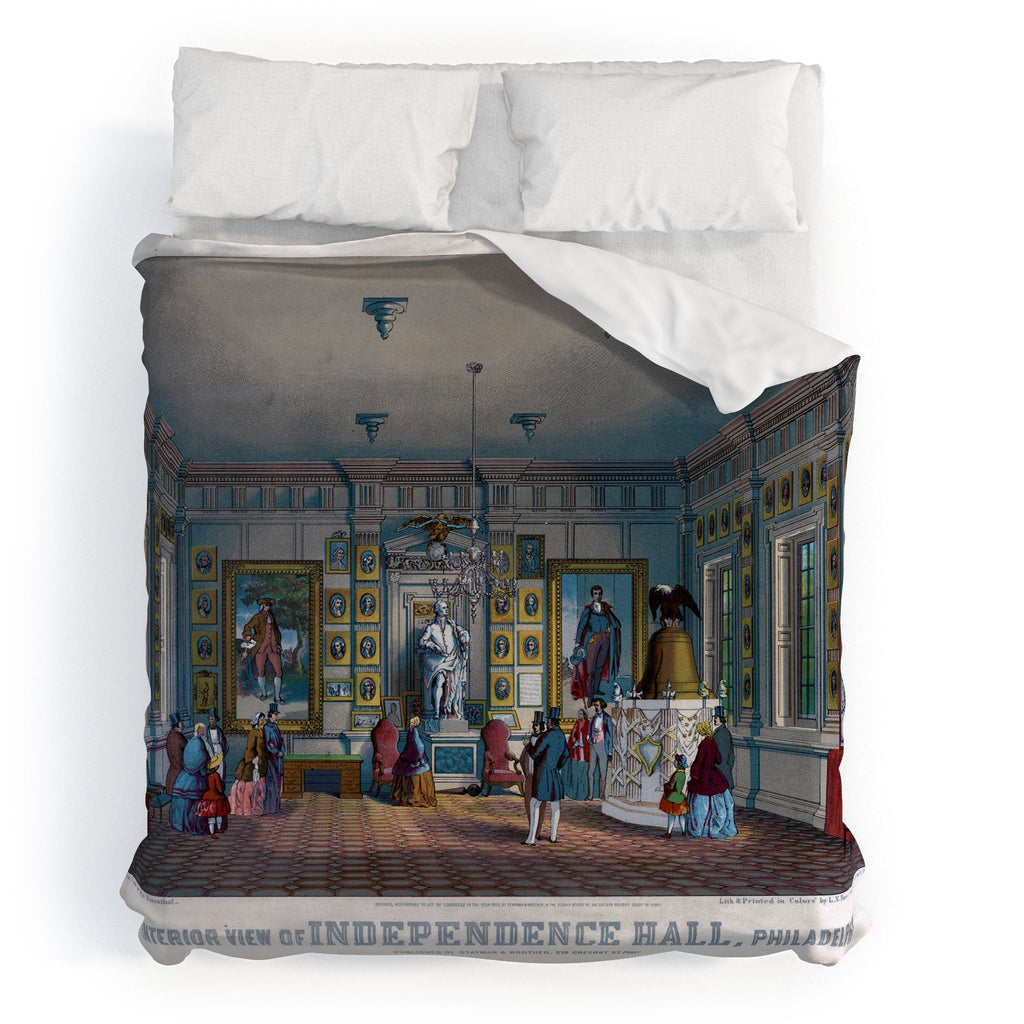 DENY Designs Independence Hall Duvet Cover
