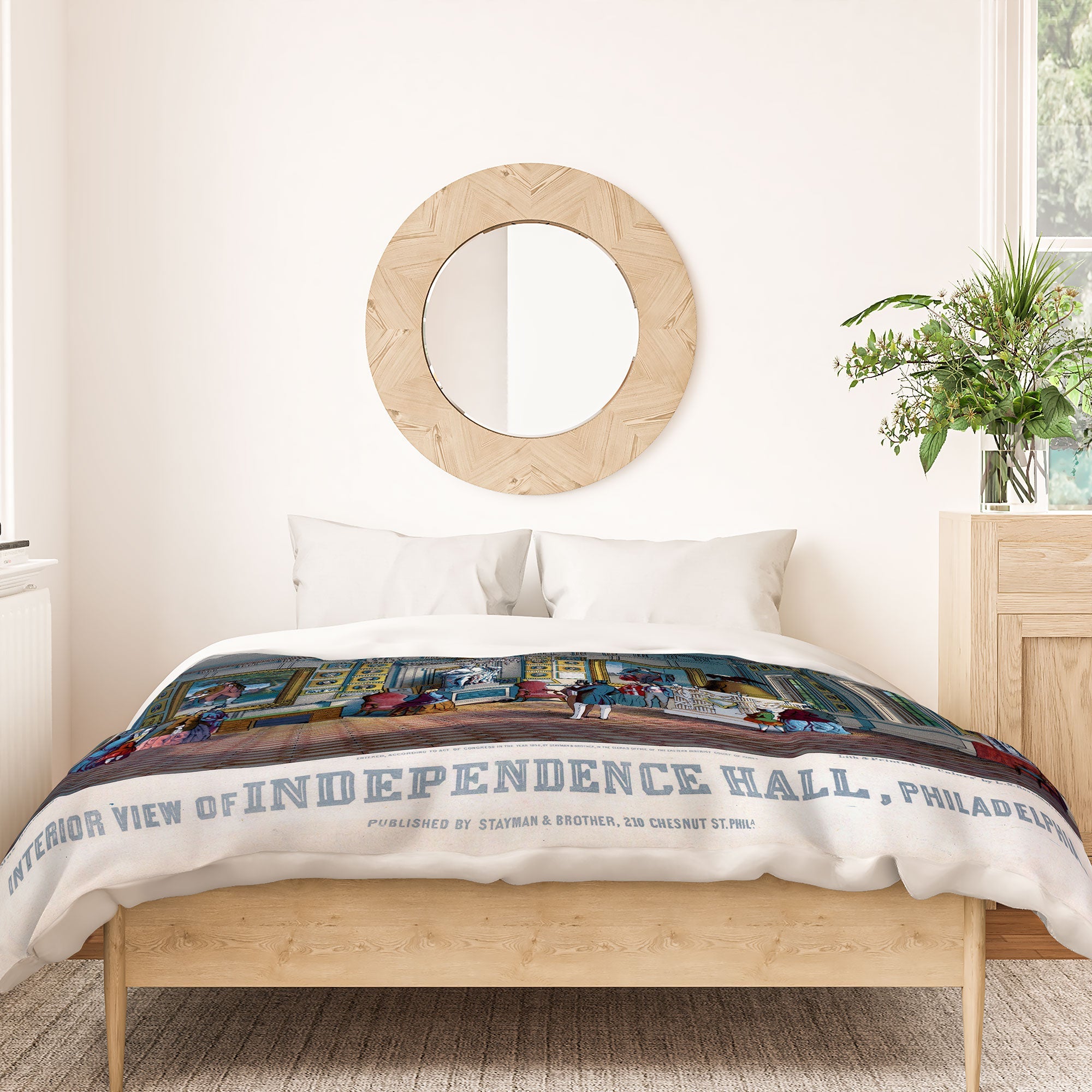 DENY Designs Independence Hall Duvet Cover