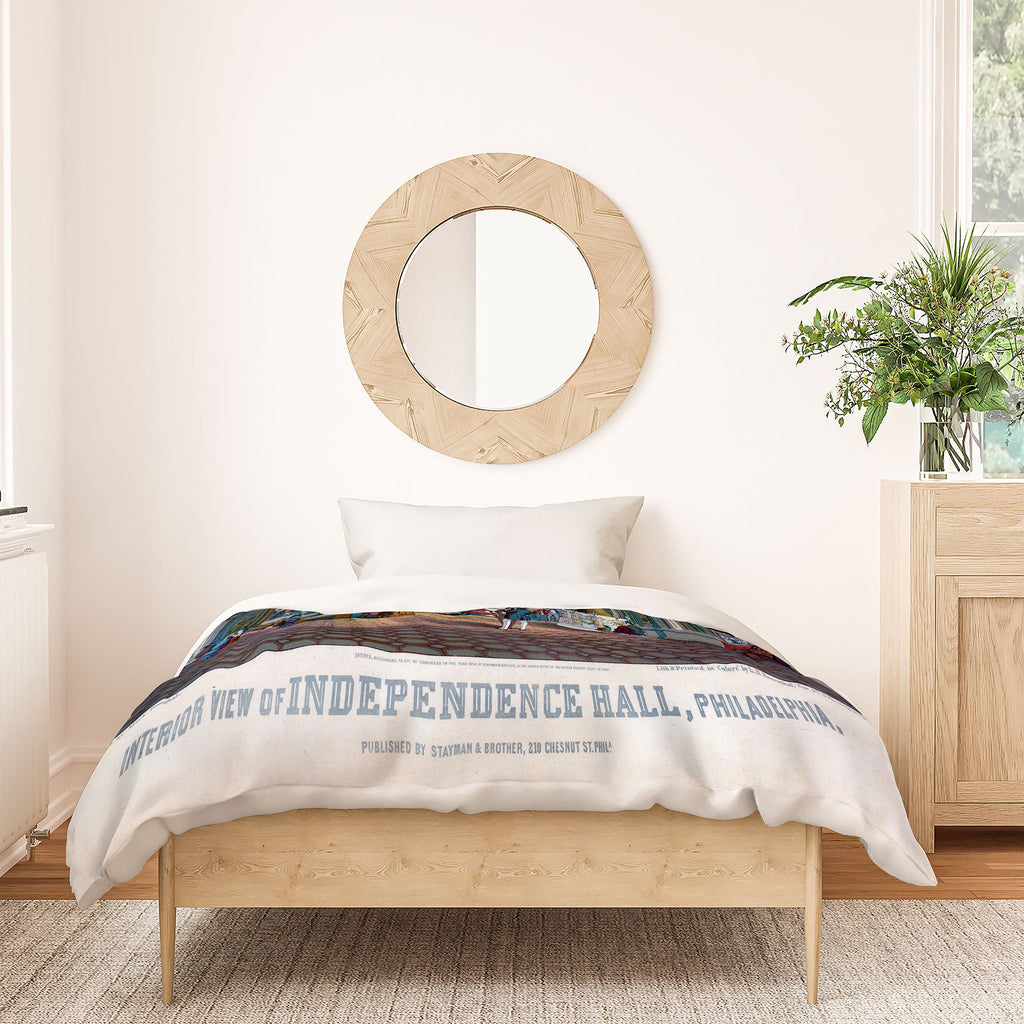DENY Designs Independence Hall Duvet Cover