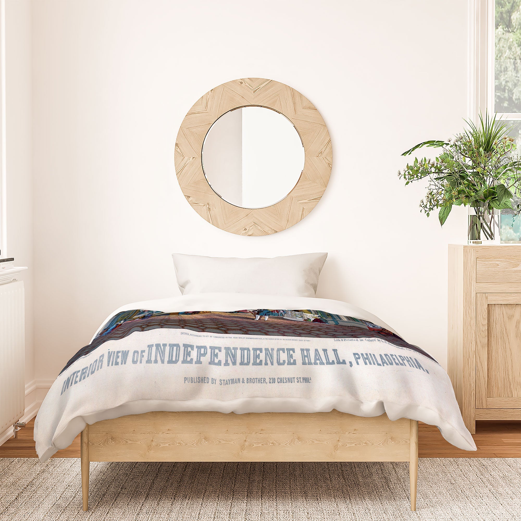 DENY Designs Independence Hall Duvet Cover