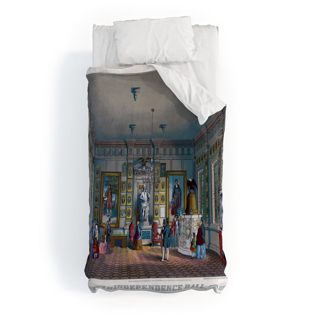 DENY Designs Independence Hall Duvet Cover
