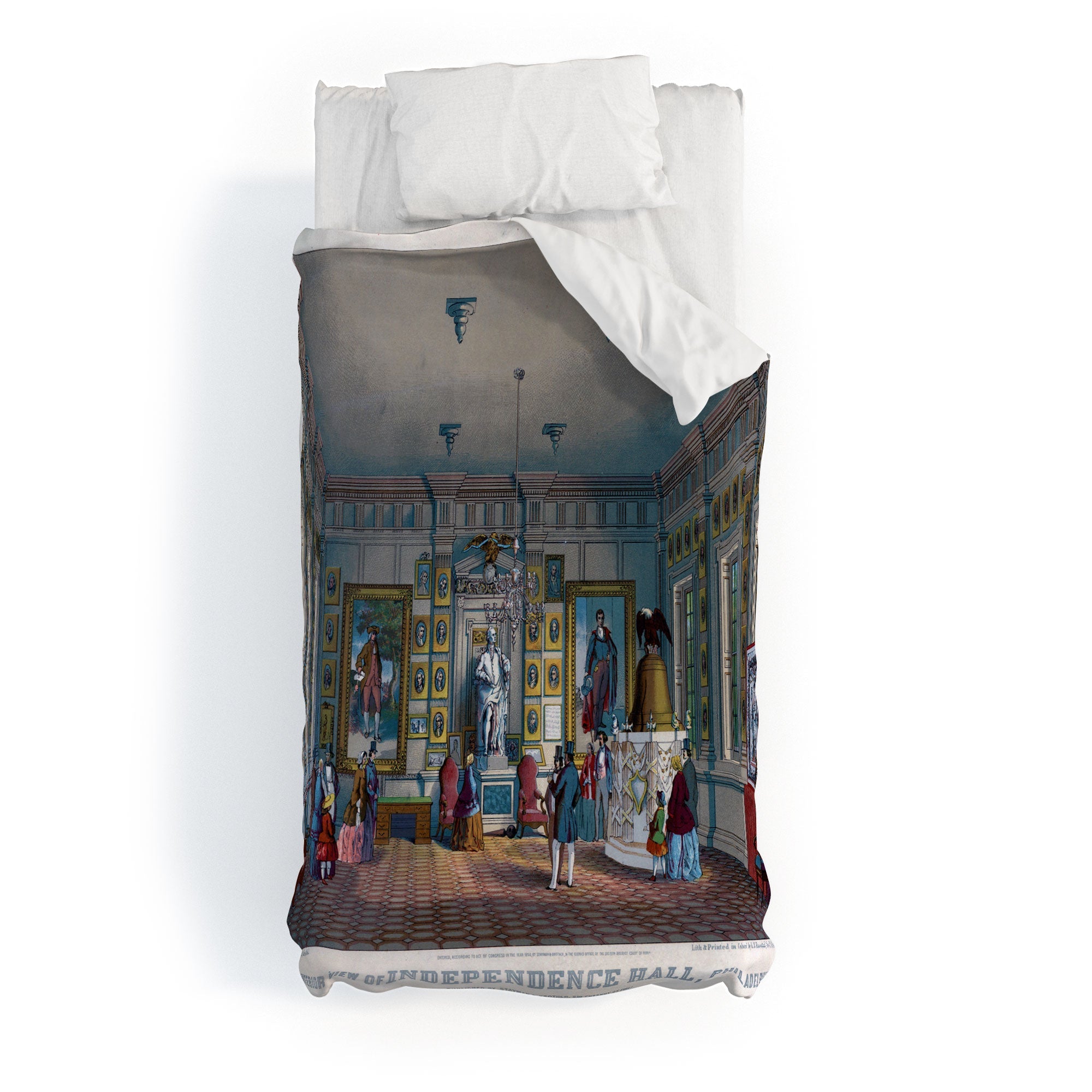 DENY Designs Independence Hall Duvet Cover