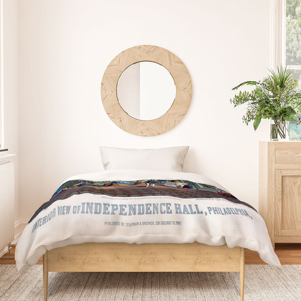 DENY Designs Independence Hall Duvet Cover