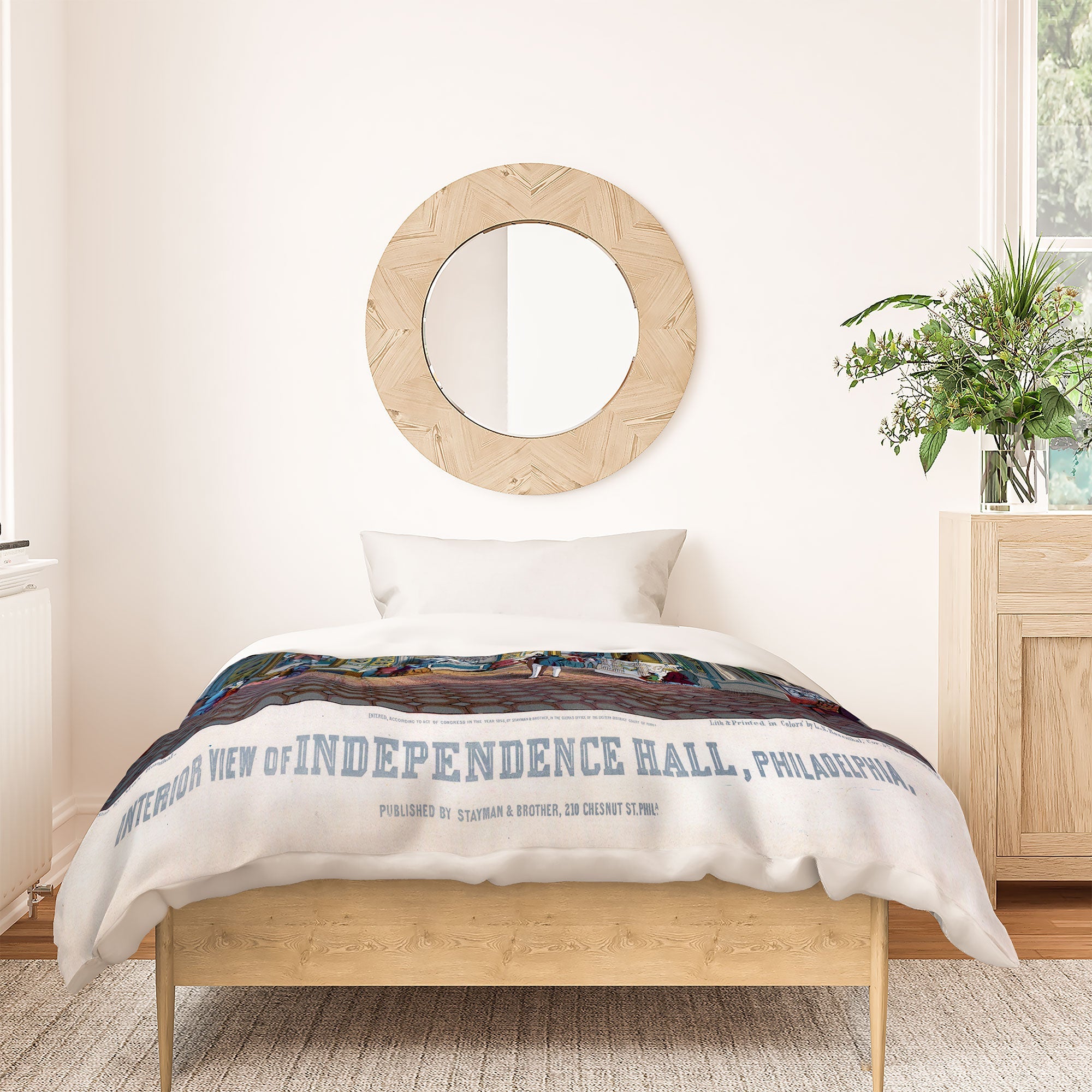 DENY Designs Independence Hall Duvet Cover