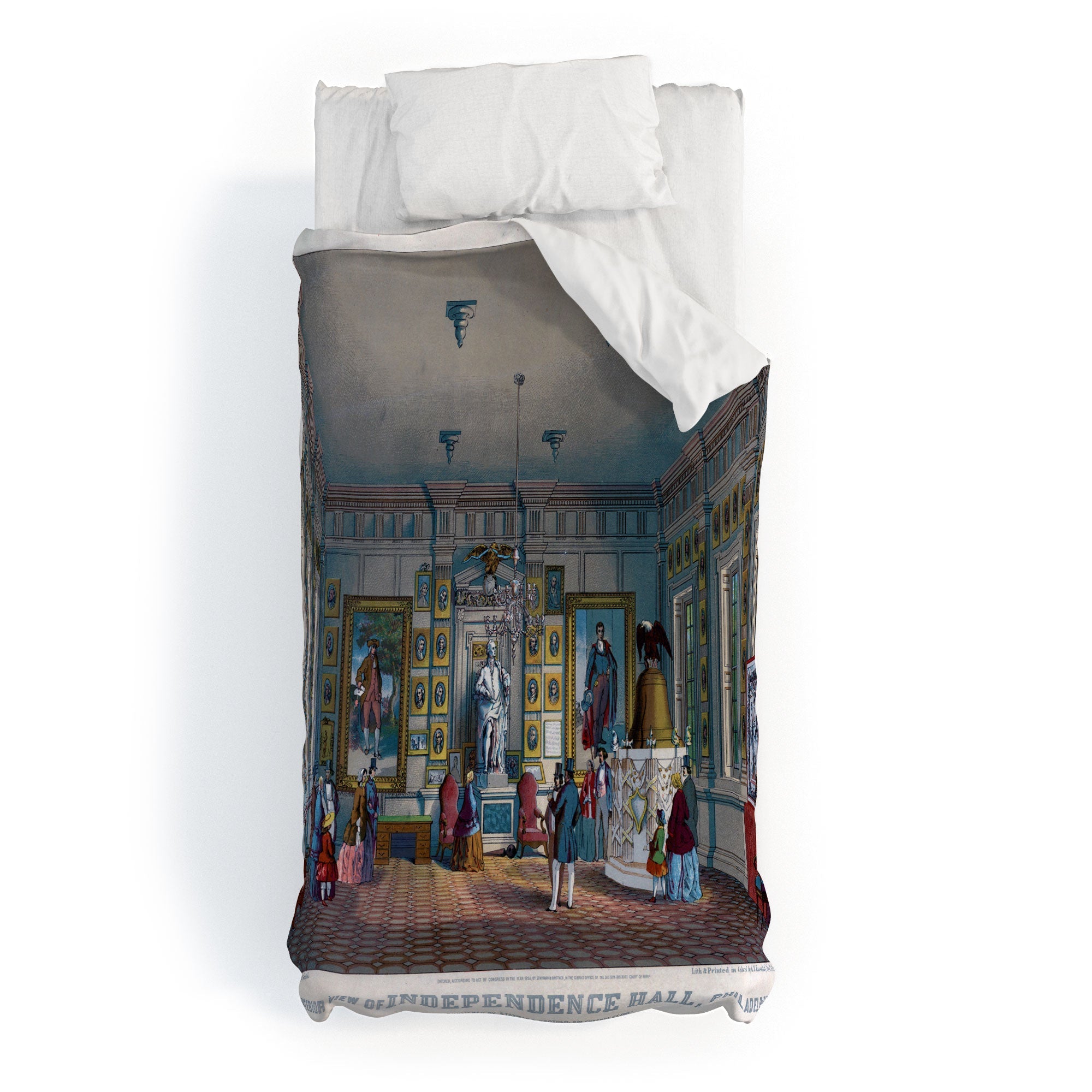 DENY Designs Independence Hall Duvet Cover