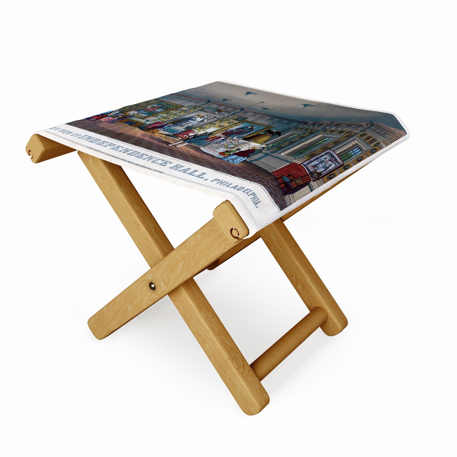 DENY Designs Independence Hall Folding Stool