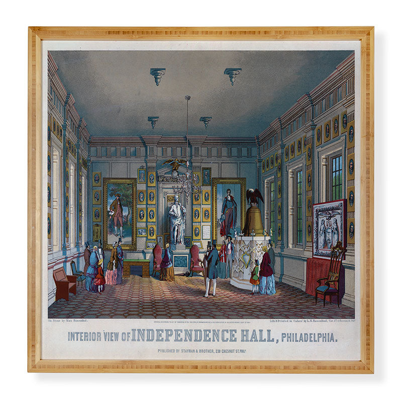 DENY Designs Independence Hall Framed Wall Art
