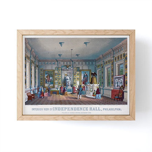 DENY Designs Independence Hall Framed Mini Art Print