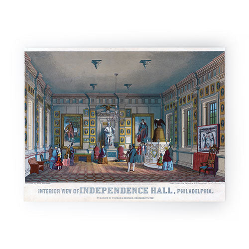 DENY Designs Independence Hall Mini Art Print