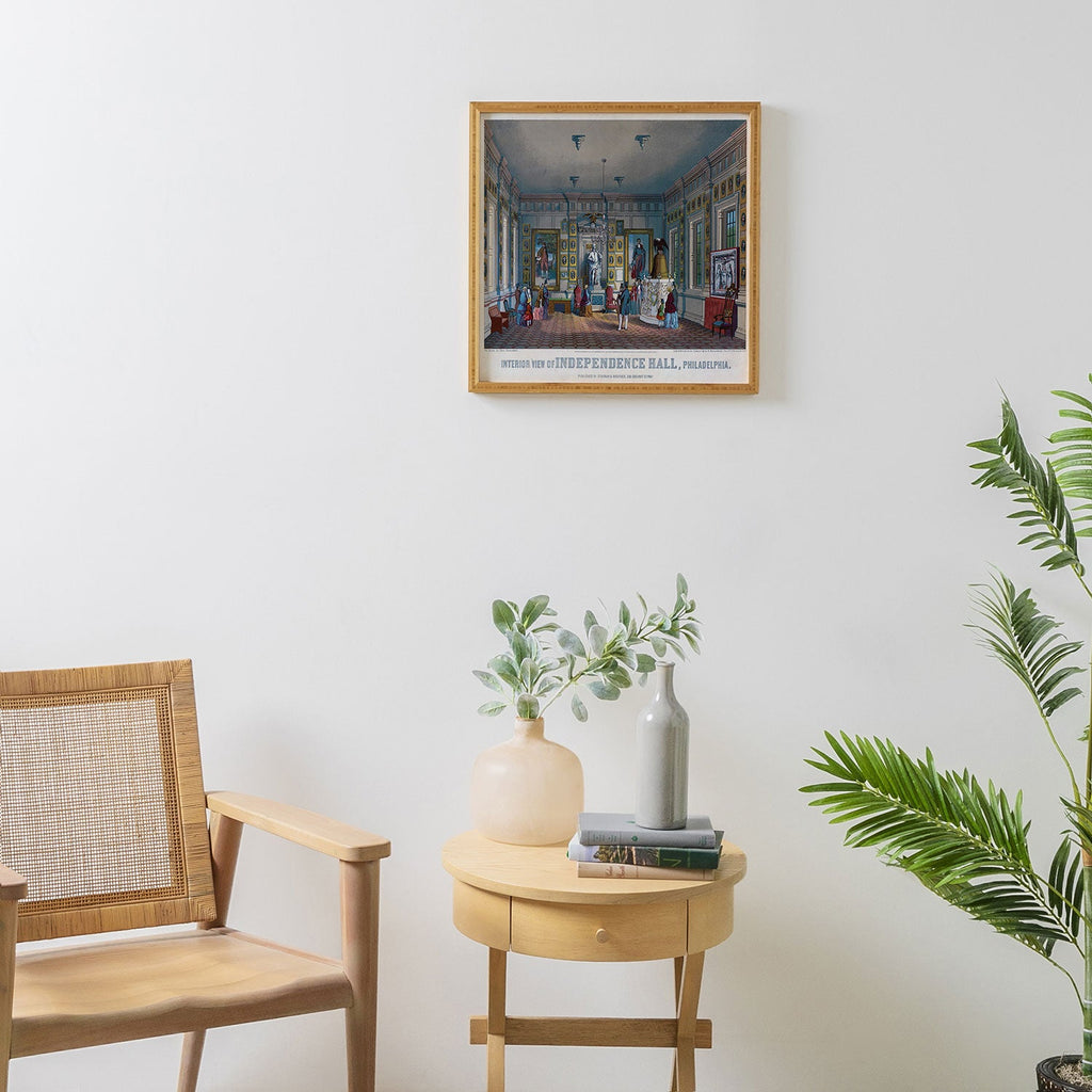 DENY Designs Independence Hall Framed Wall Art