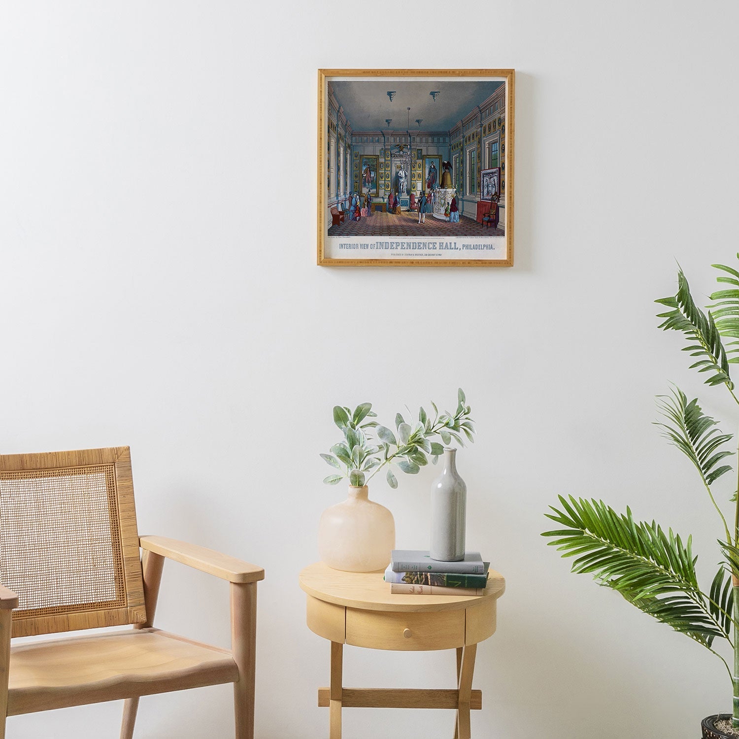 DENY Designs Independence Hall Framed Wall Art