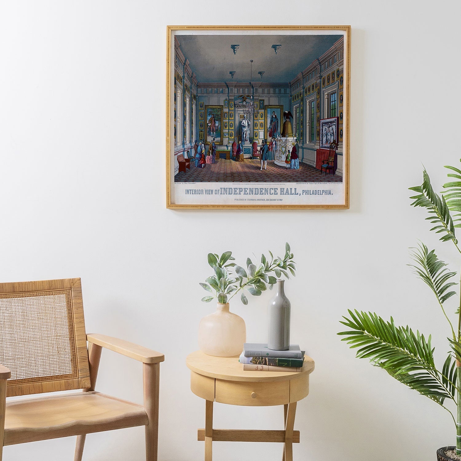 DENY Designs Independence Hall Framed Wall Art