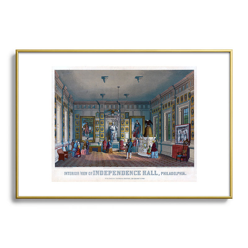 DENY Designs Independence Hall Metal Framed Art Print