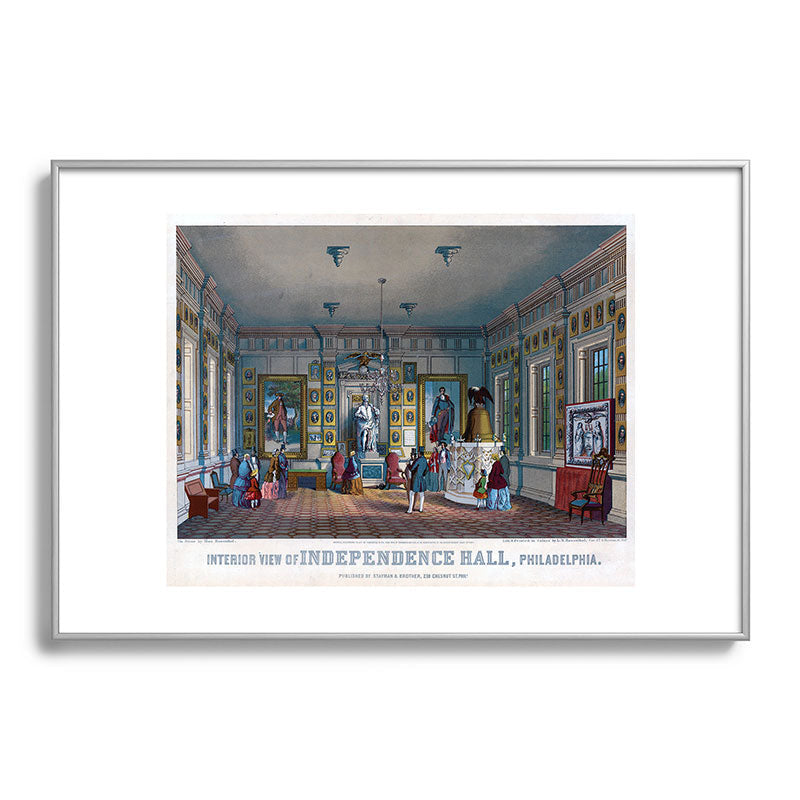 DENY Designs Independence Hall Metal Framed Art Print
