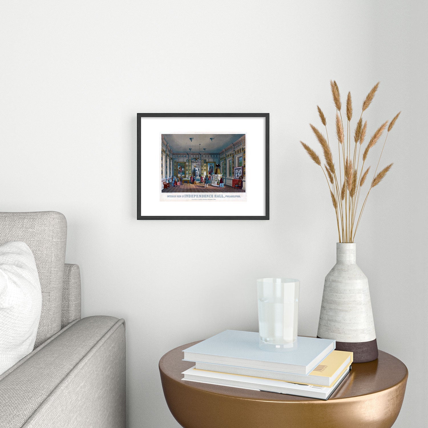 DENY Designs Independence Hall Metal Framed Art Print