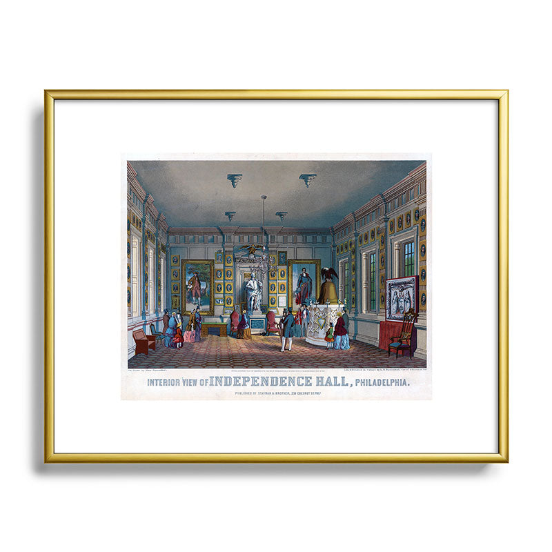 DENY Designs Independence Hall Metal Framed Art Print