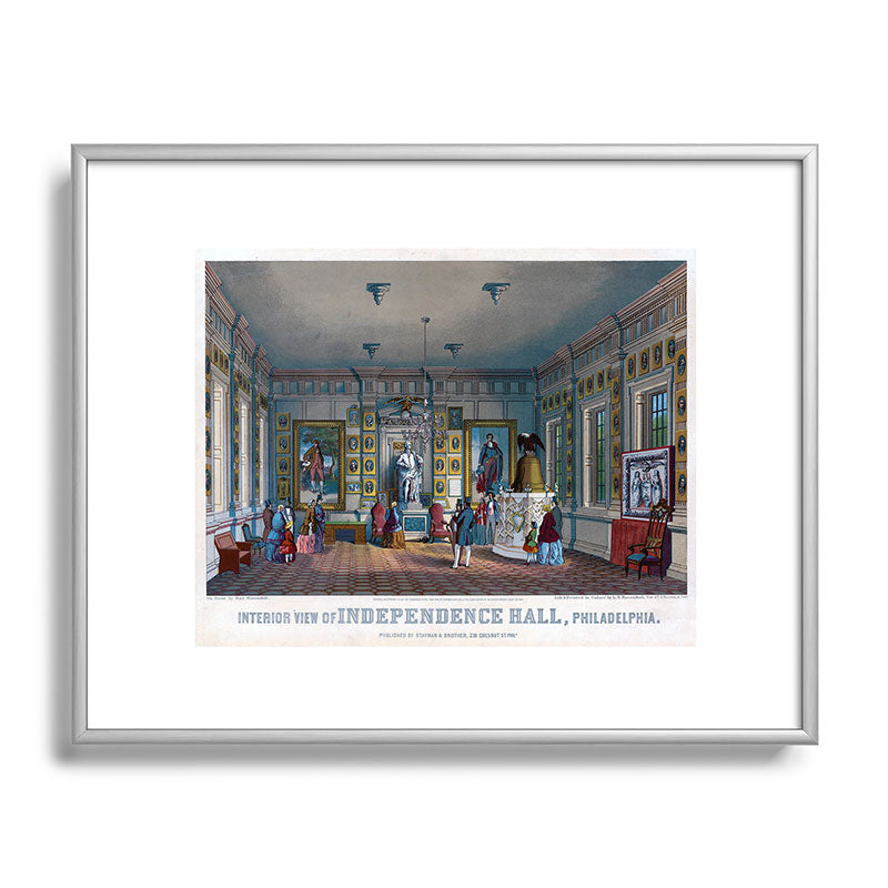 DENY Designs Independence Hall Metal Framed Art Print