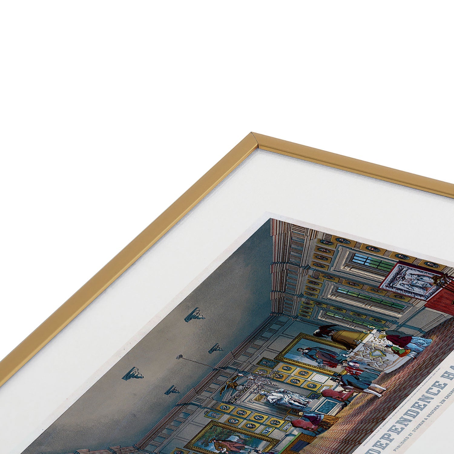 DENY Designs Independence Hall Metal Framed Art Print