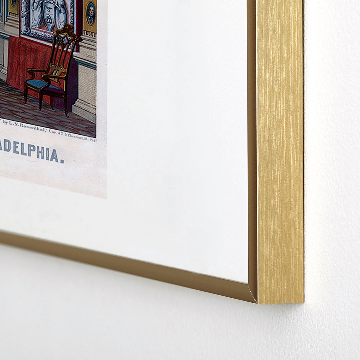 DENY Designs Independence Hall Metal Framed Art Print