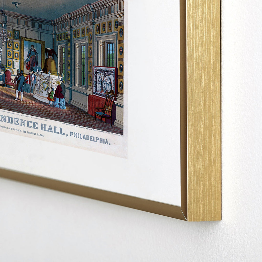 DENY Designs Independence Hall Metal Framed Art Print