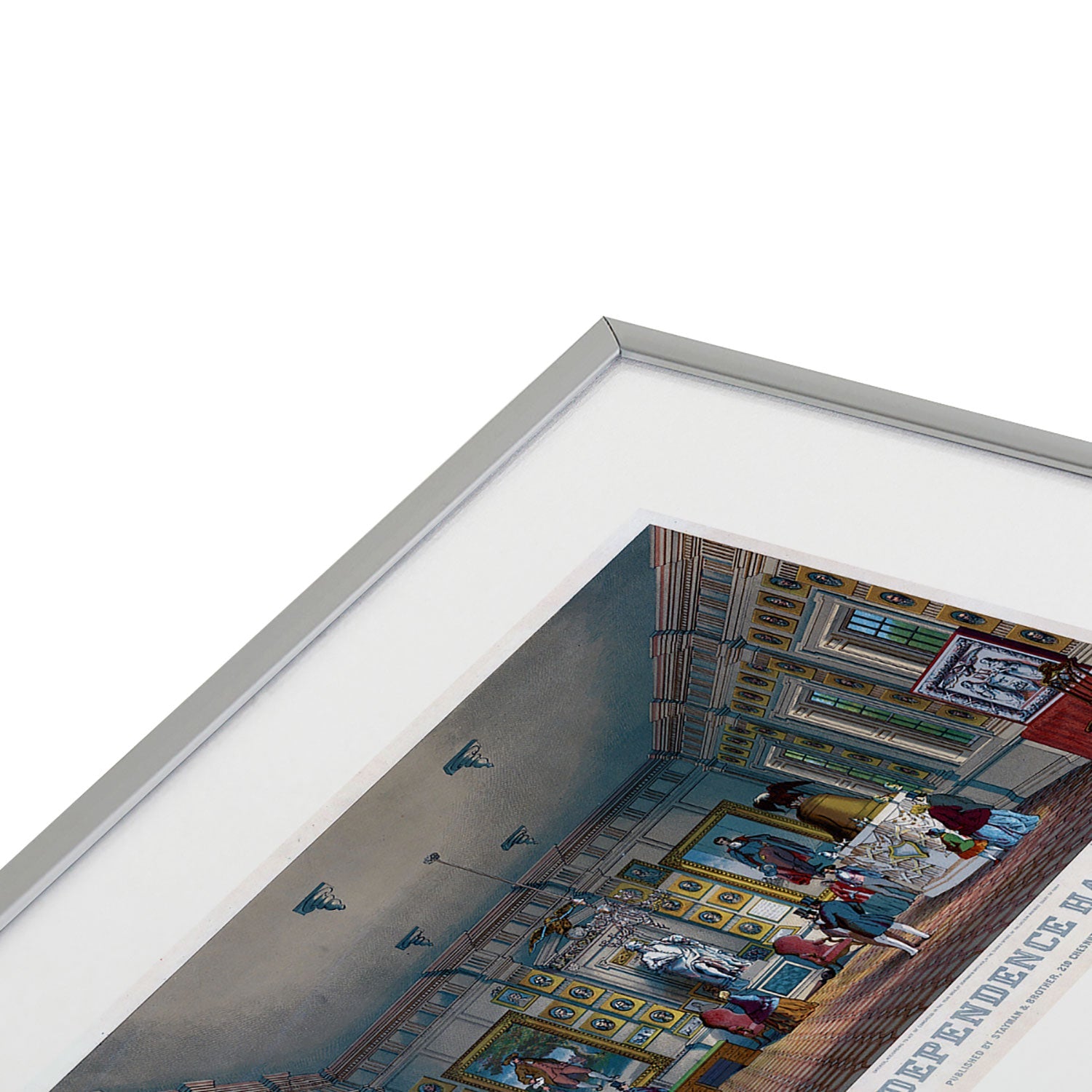 DENY Designs Independence Hall Metal Framed Art Print