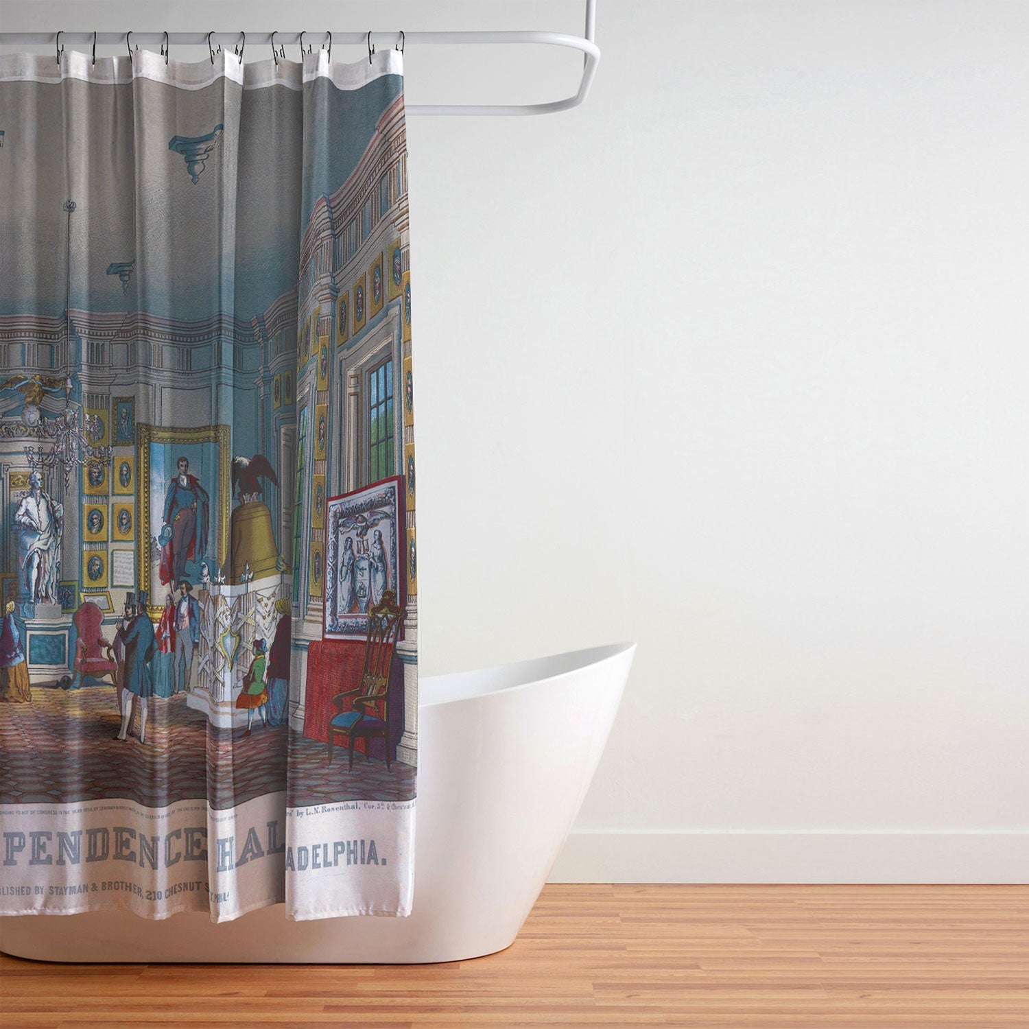 DENY Designs Independence Hall Shower Curtain