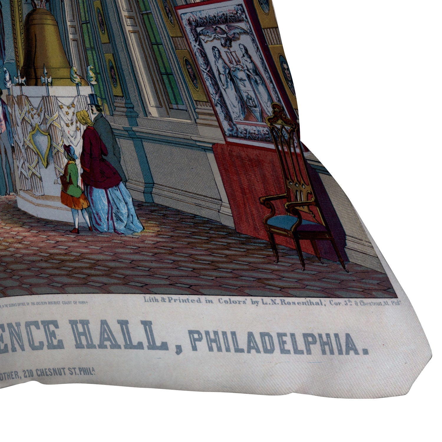 DENY Designs Independence Hall Outdoor Throw Pillow