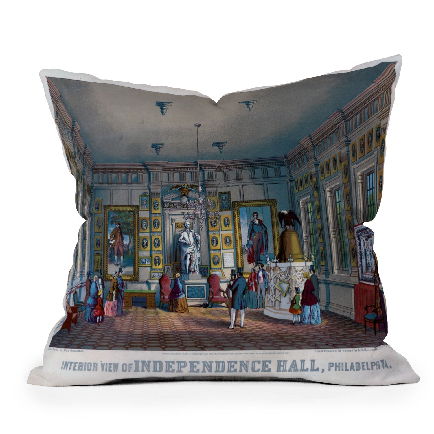 DENY Designs Independence Hall Outdoor Throw Pillow