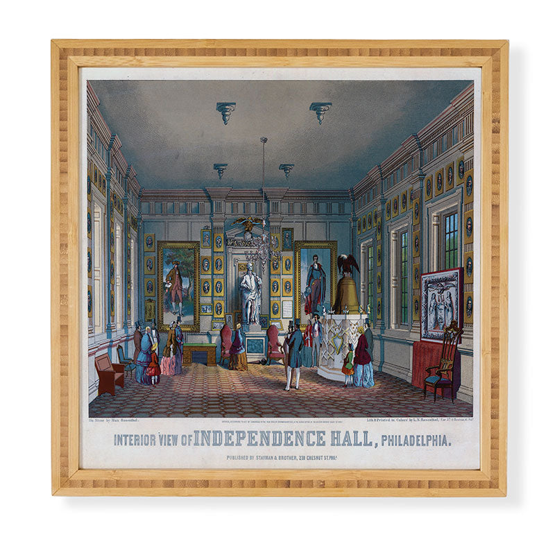 DENY Designs Independence Hall Framed Wall Art