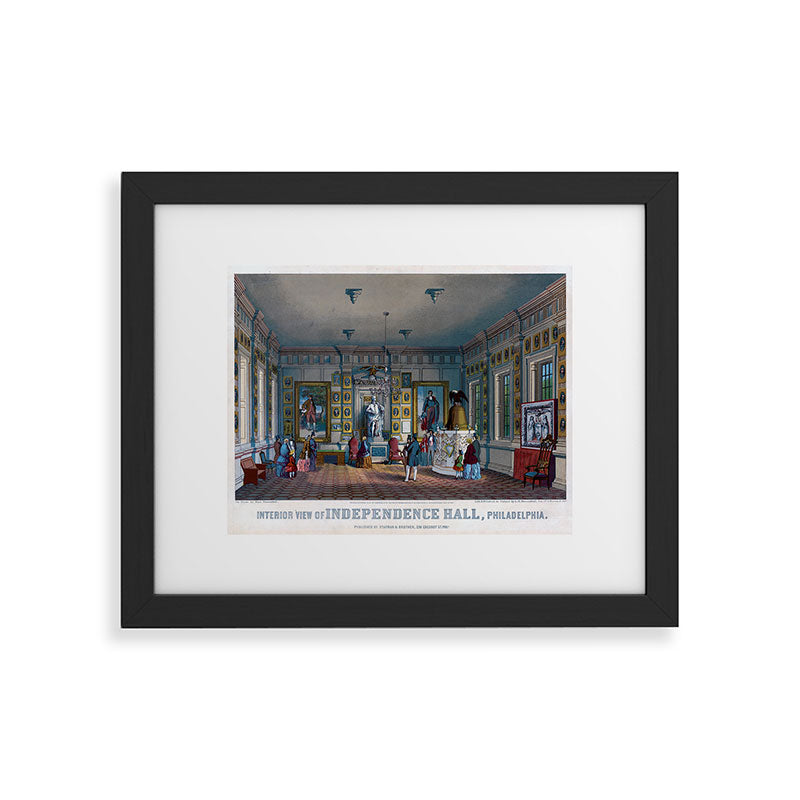 DENY Designs Independence Hall Framed Art Print