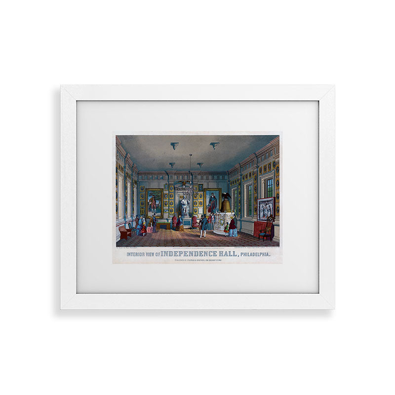 DENY Designs Independence Hall Framed Art Print