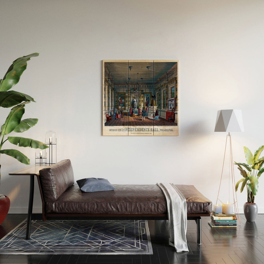 DENY Designs Independence Hall Wood Wall Mural