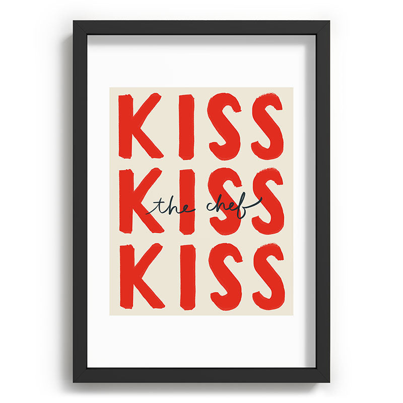 DENY Designs Kiss The Chef Recessed Framing Rectangle