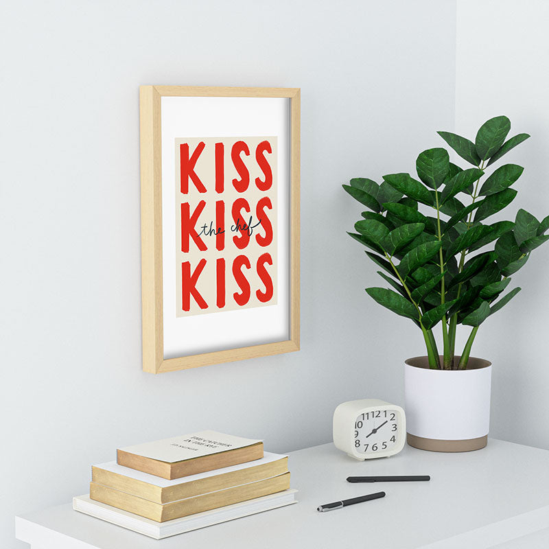 DENY Designs Kiss The Chef Recessed Framing Rectangle