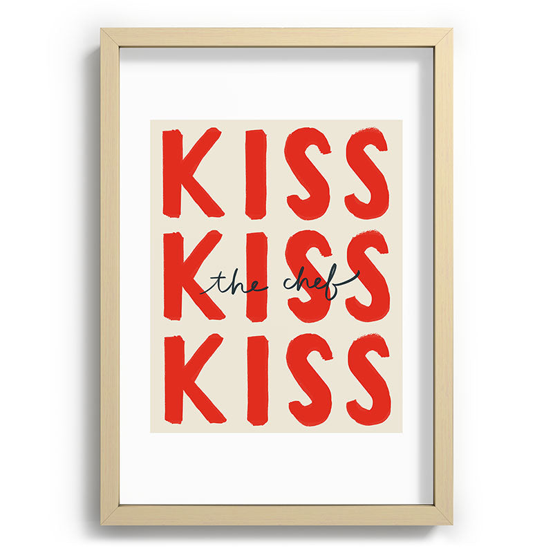 DENY Designs Kiss The Chef Recessed Framing Rectangle