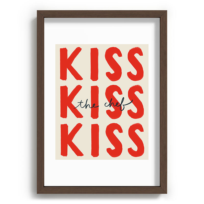 DENY Designs Kiss The Chef Recessed Framing Rectangle