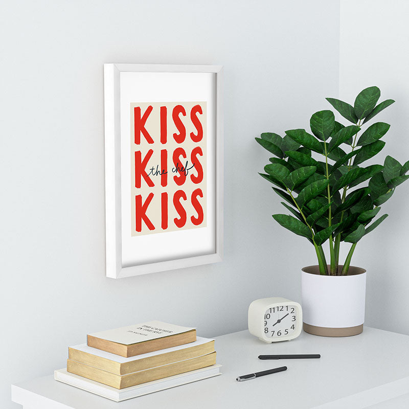 DENY Designs Kiss The Chef Recessed Framing Rectangle