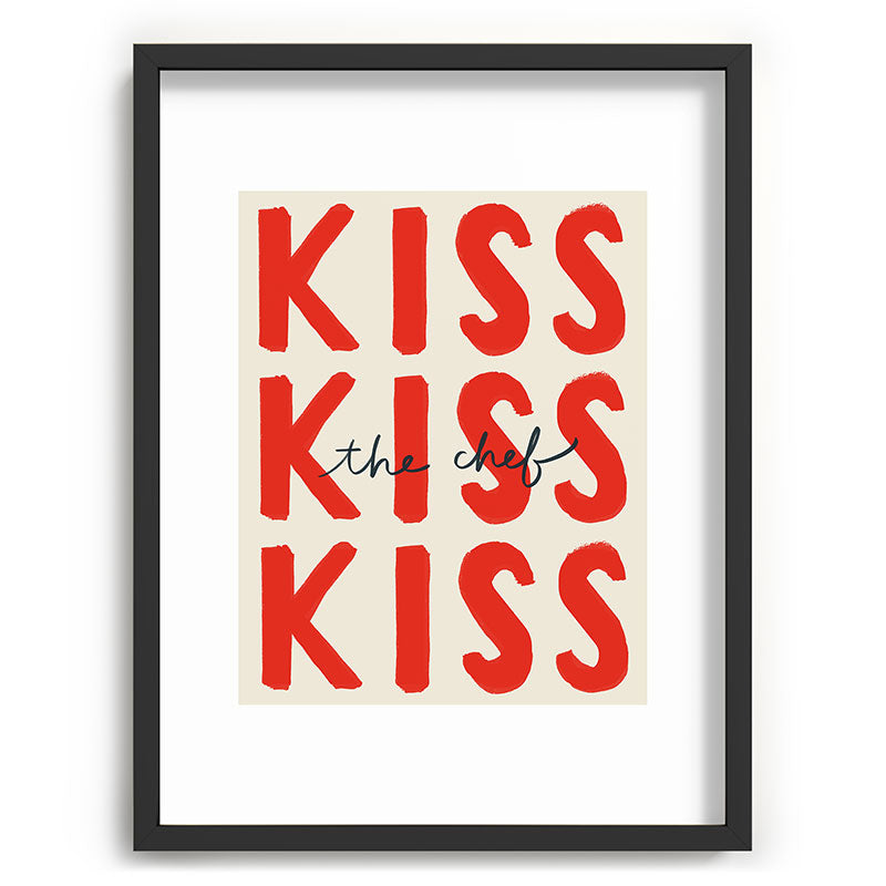 DENY Designs Kiss The Chef Recessed Framing Rectangle