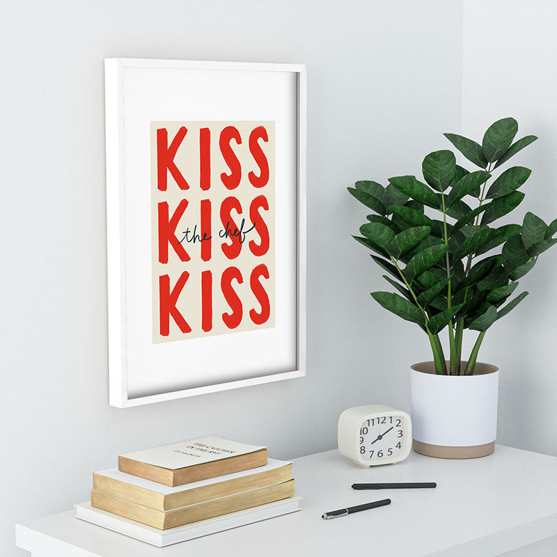 DENY Designs Kiss The Chef Recessed Framing Rectangle