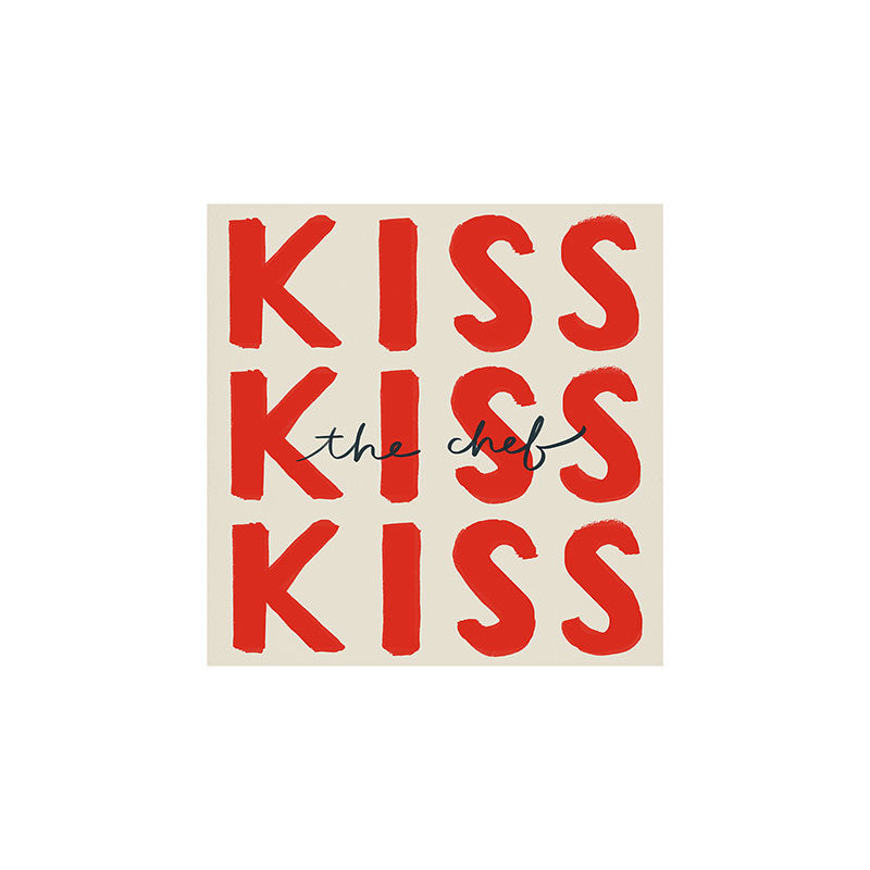 DENY Designs Kiss The Chef Art Print
